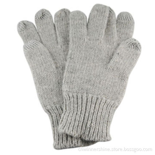 Gloves with stylish 3 fingers screen touch winter gloves for iPhone iPad 30% wool